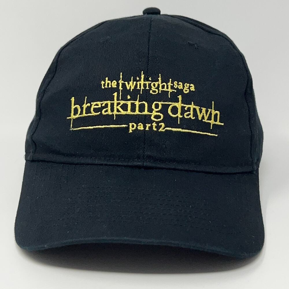 The Twilight Saga Breaking Dawn Part 2 Hat Baseball Cap Movie Strapback Black